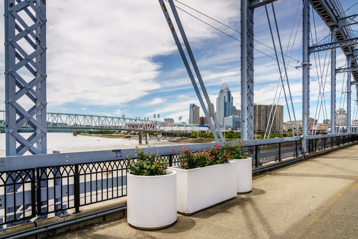 Cincinnati from Purple People Bridge